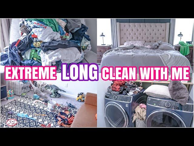 EXTREME LONG CLEAN WITH ME | EXTREME CLEANING MOTIVATION 2024 | MESSY HOUSE TRANSFORMATION