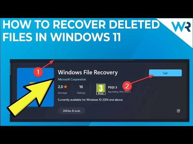 How to Recover Deleted Files in Windows 11