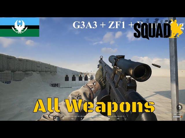 Squad Weapons Showcase | ALL MEA Middle Eastern Alliance  Weapons 2020