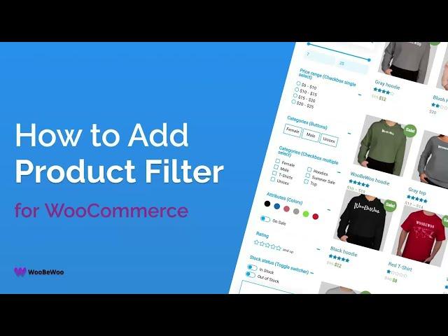 WooCommerce Product Filter by WooBeWoo. The best filter for the store.