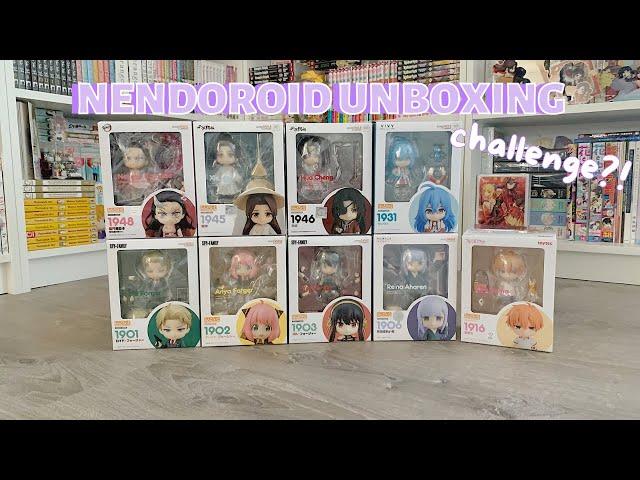 unboxing & assembling TONS of nendoroids! (figure challenge?!)