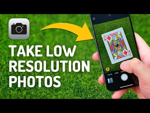 How to Take Low Resolution Photos With iPhone 15 Prohow to take low resolution photos with iphone