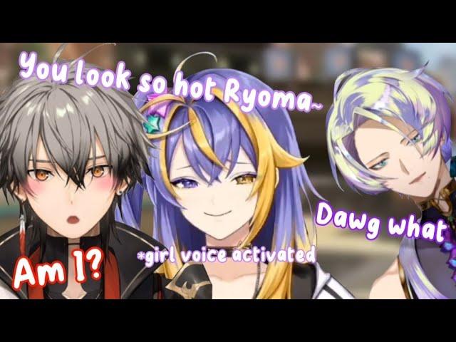 Claude caught Ryoma and Aster being sus ; Joined VC at the Wrong time | Nijisanji EN clip