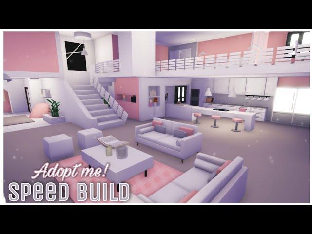 Aesthetic Pink Tree House Speed Build  Roblox Adopt Me!