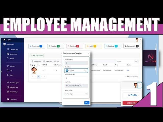 Part 1️⃣ | Employee Management System with .NET 8 Blazor Wasm & API: building database models