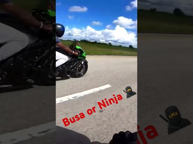 🫡Epic Motorcycle Showdown: Suzuki Hayabusa vs. Kawasaki Ninja! Which One Should I Choose? #busa
