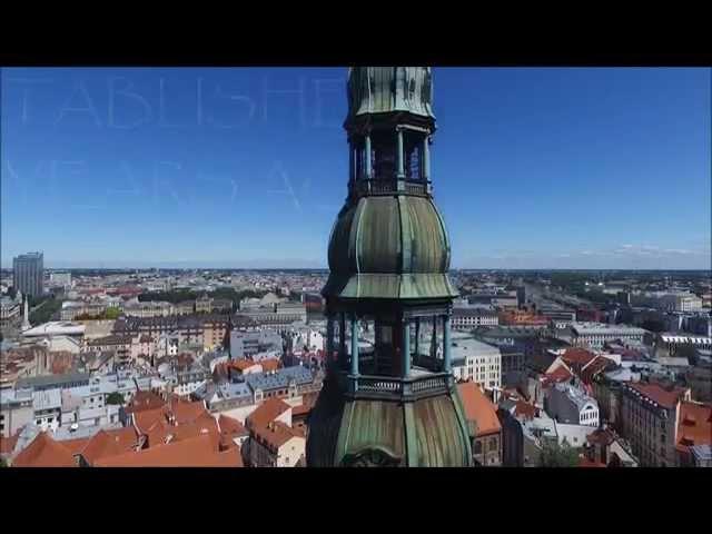 The Old Town of Riga from Bird's Eye View