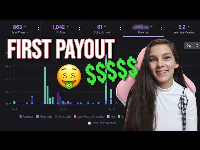 MY FIRST TWITCH PAYCHECK | How Much Do Small Twitch Streamers ACTUALLY Make