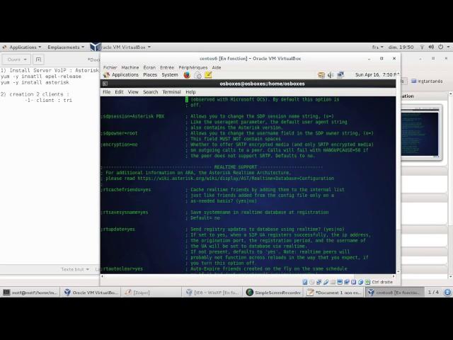 Installation Serveur VoIP Asterisk Linux Centos