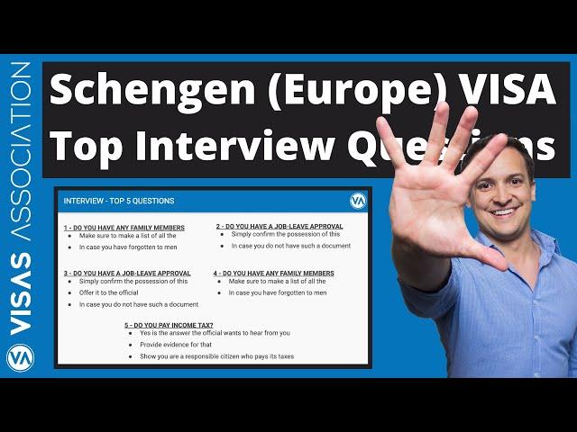 Schengen Visa - Top 5 Interview Questions and Answers