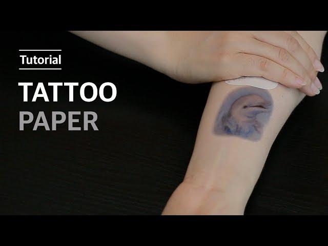 [How To Use] Tattoo Paper (Waterslide Decal)