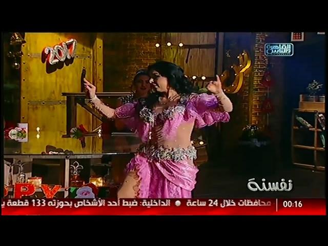 Alla Kushnir bellydancer-New Year 2017  program on TV channel Al Kahera Wal Nas