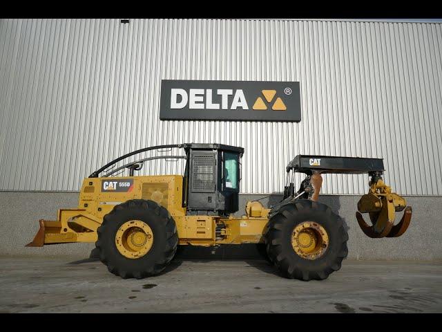 Demonstration video Caterpillar 555D Skidder