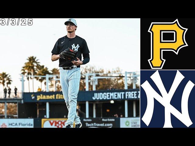 New York Yankees Spring Training Highlights: vs Pittsburgh Pirates | 3/3/25