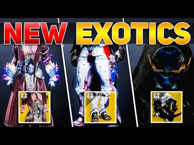 All NEW Exotic Armor Launching in Revenant (ALL Classes) | Destiny 2 Revenant