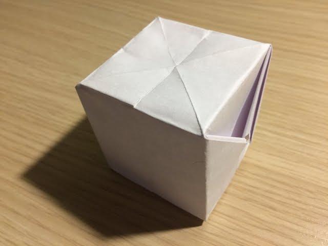 How to make a block out of paper of А4 of origami with own hands without glue of video