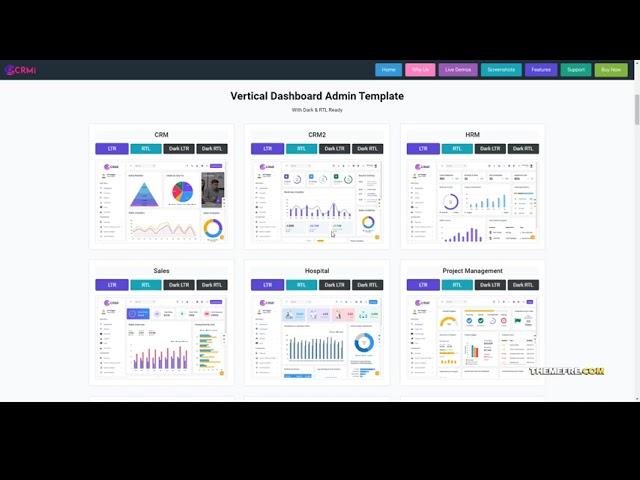 CRMi - Bootstrap 5 Admin Dashboard Template sass dashboard 15