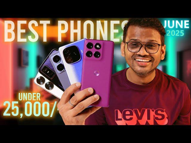 TOP 5 Best Phone Under 25000 in June 2025 l Best 5G Smartphone Under 25000
