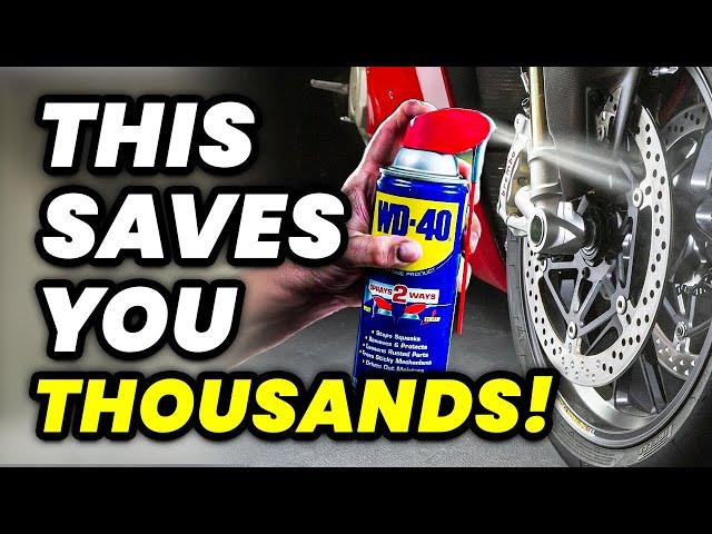 11 WD-40 Motorcycle HACKS That Save You THOUSANDS in Repairs!