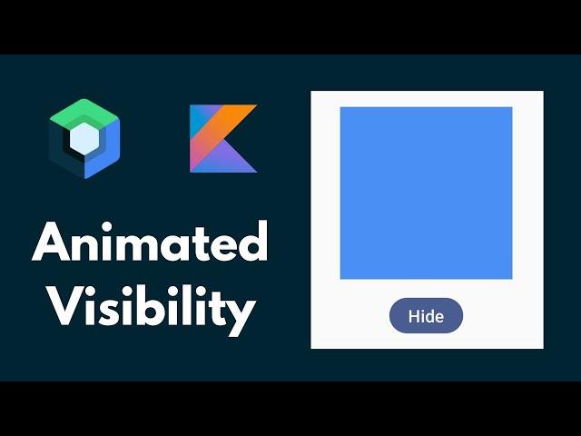 Animate appearing / disappearing - AnimatedVisibility | Jetpack Compose | Code Along