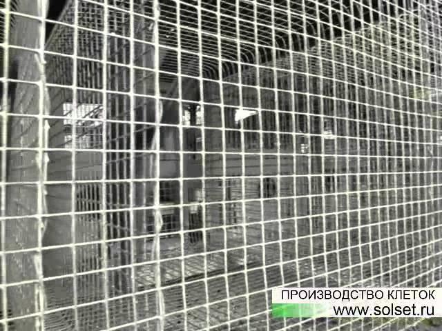 Производство клеток для содержания лисы, норки, соболя