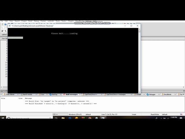 How to code/create a Loading Bar in C/C++ using (codeblocks)