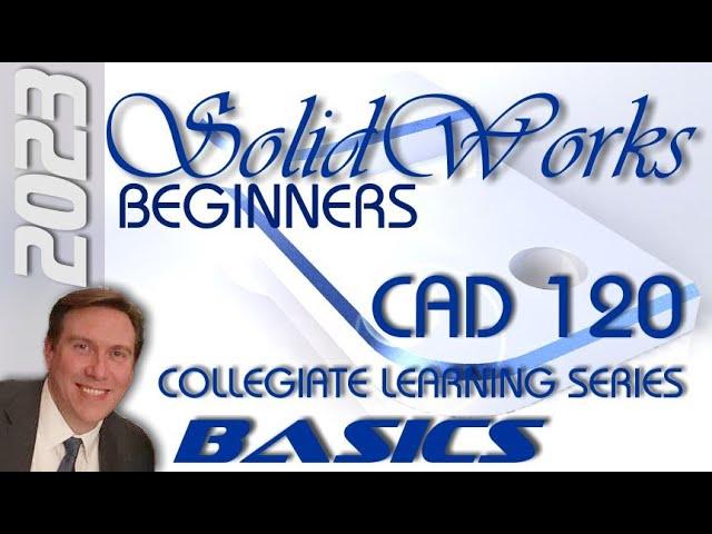 E1 SolidWorks 2023 - Basic Modeling for Beginners Tutorial with Training Guide | Tips