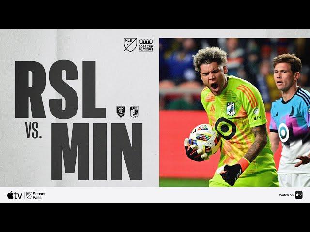 Real Salt Lake vs. Minnesota United | Audi 2024 MLS Cup Playoffs | Full Match Highlights