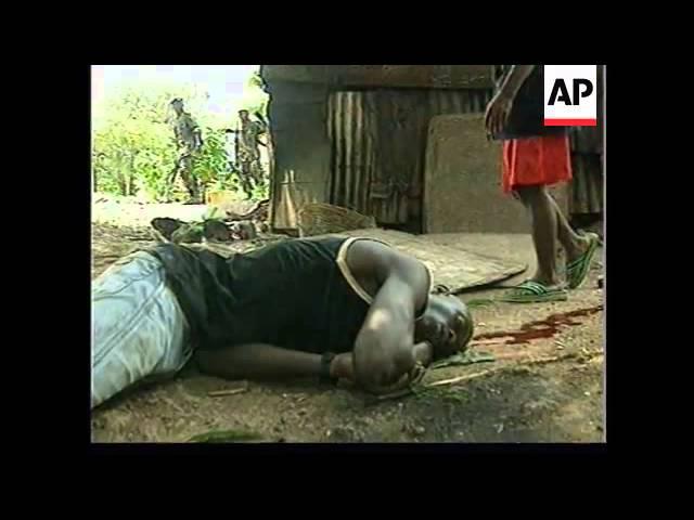 SIERRA LEONE: ANTI-REBEL LEADER SANKOH DEMONSTRATION