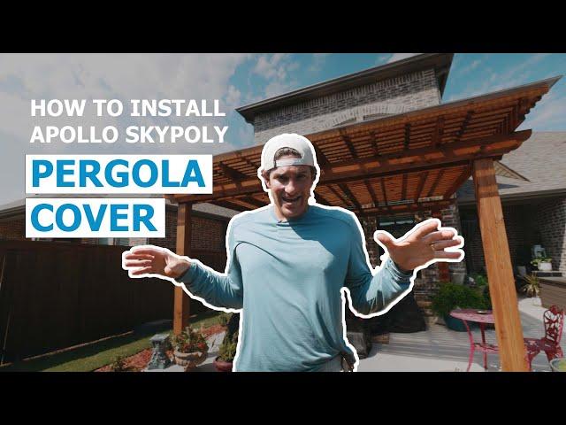 How To Install A Pergola Roof (Our Apollo SkyPoly) | Cover Your Pergola Installation