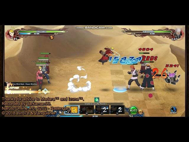 Naruto online 4.0 - Ninja Exam 177 - Wind main (Breeze Dancer)