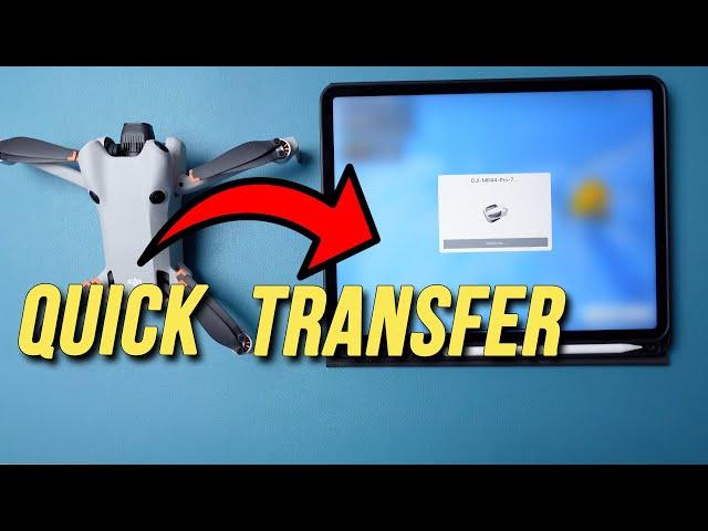 DJI Quicktransfer Anleitung und Alternativen zum Dateitransfer von Deiner DJI Mini 4 Pro Drohne