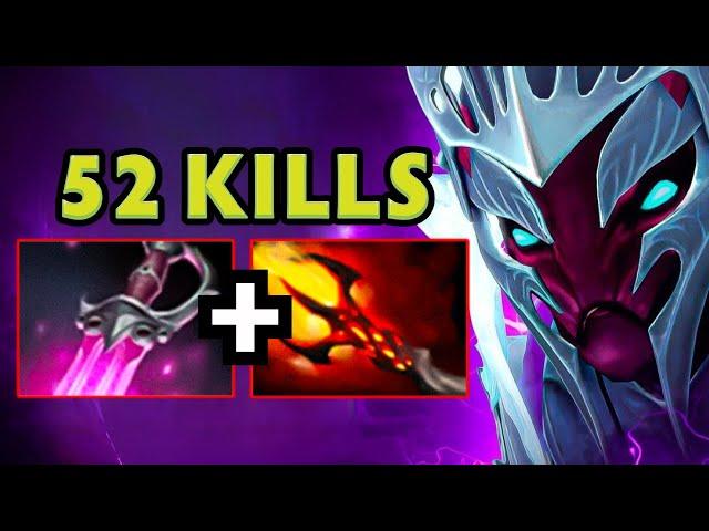 Global One Shot Spectre 52Kills Khanda + Dagon Builds No Mercy Dota 2