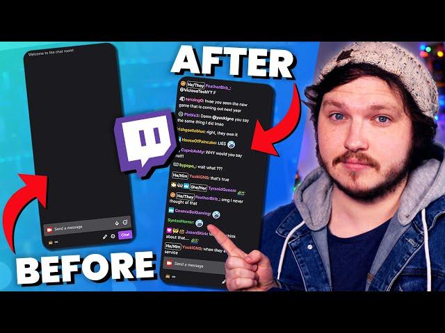 7 EASY Tips To Get MORE CHATTERS On Twitch!