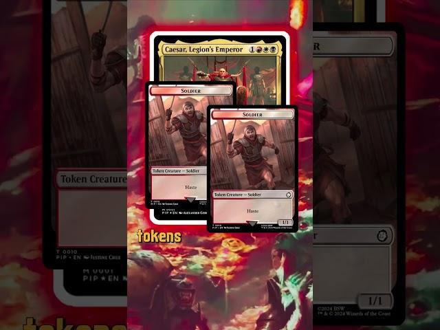 Fallout Combo in Commander | MTG #Shorts | Caesar, Legion's Emperor & Breath of Fury