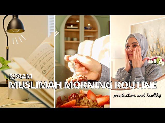 5:30AM Morning Routine ️ | healthy, simple & productive habits 