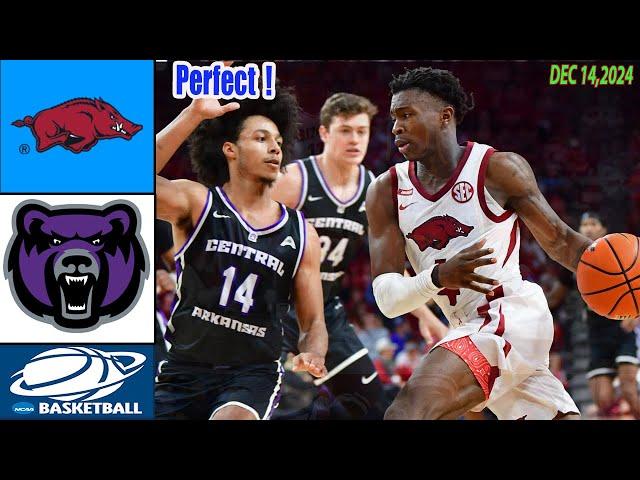 Central Arkansas vs Arkansas HIGHLIGHTS Dec 14,2024 | College men's basketball 2024 | NCAA