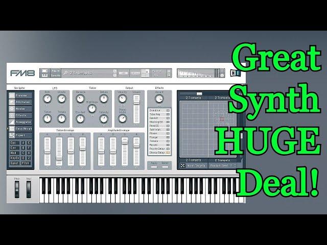 Awesome Classic Synth VST Plugin by Native Instruments - FM8 - Quick Review & Demo