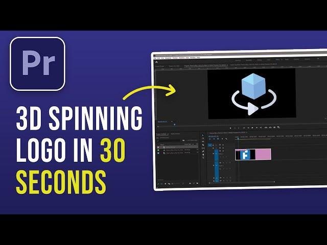 How to Create Spinning Logo in Adobe Premiere Pro (2024)