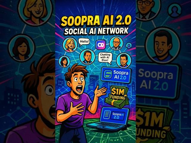 Soopra AI 2.0: World’s First AI Social Network  to Chat with Virtual AI's #shorts #trending #ai