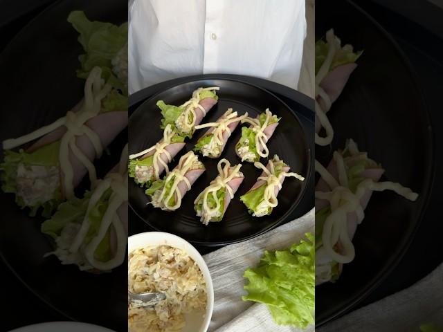 Вкусная закуска #закуска #рецептынакаждыйдень #вкусныйсалат