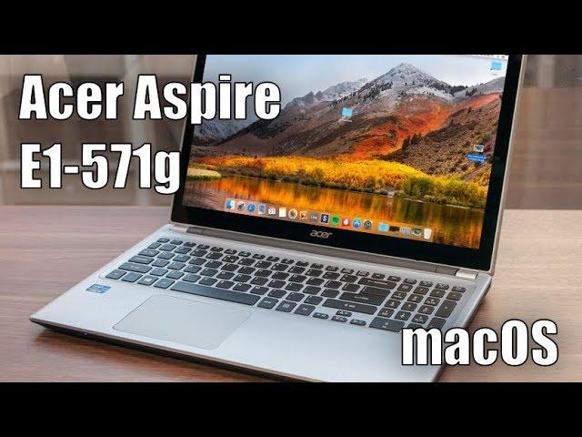 macOS El Capitan Hackintosh on Acer Aspire E1-571g laptop. Intel Core i3 2328m + HD3000