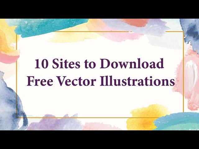 10 best sites to download free vector illustrations