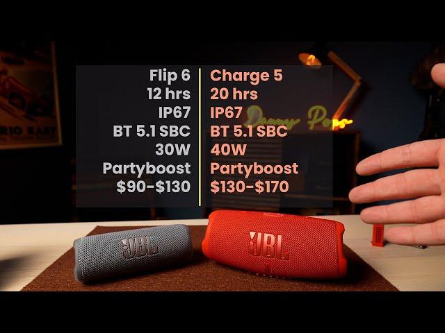 Should I change my mind? JBL Flip 6 vs Charge 5 sound test