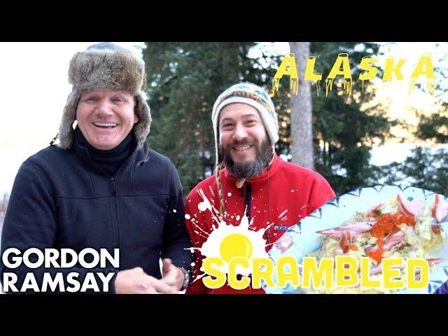 Gordon Ramsay Makes Salmon Scrambled Eggs In Alaska | Scrambled