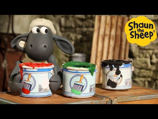 Shaun the Sheep  Paint Problems - Cartoons for Kids  Full Episodes Compilation [1 hour]