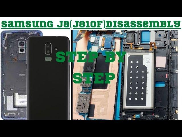 How to disassemble Samsung Galaxy J8 (2018) SM-J810