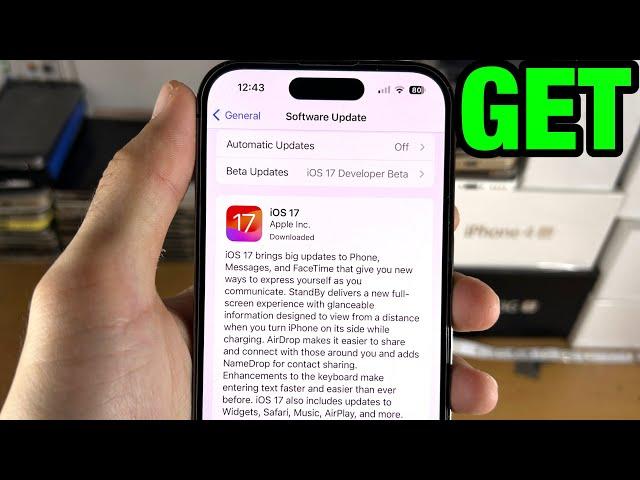 Fix iOS 17 Update NOT Showing Up (easy)