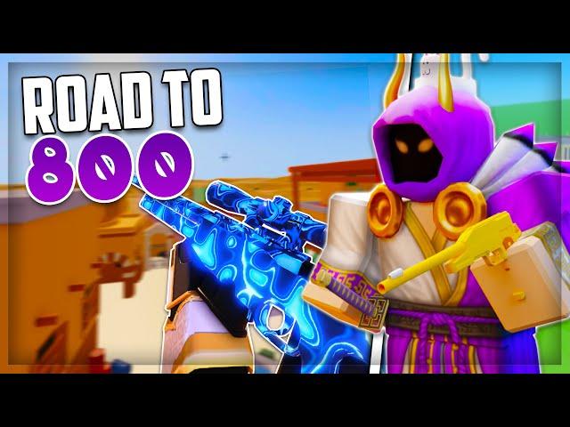 ROAD TO LEVEL 800 in Roblox Arsenal (PART 1)