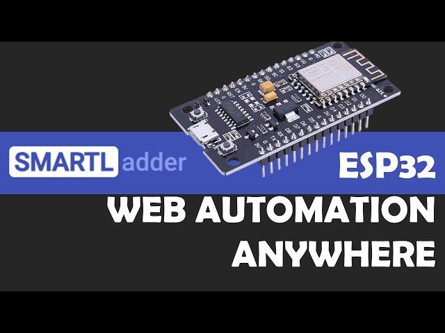 ESP32 WEB AUTOMATION || SMARTLADDER IDE